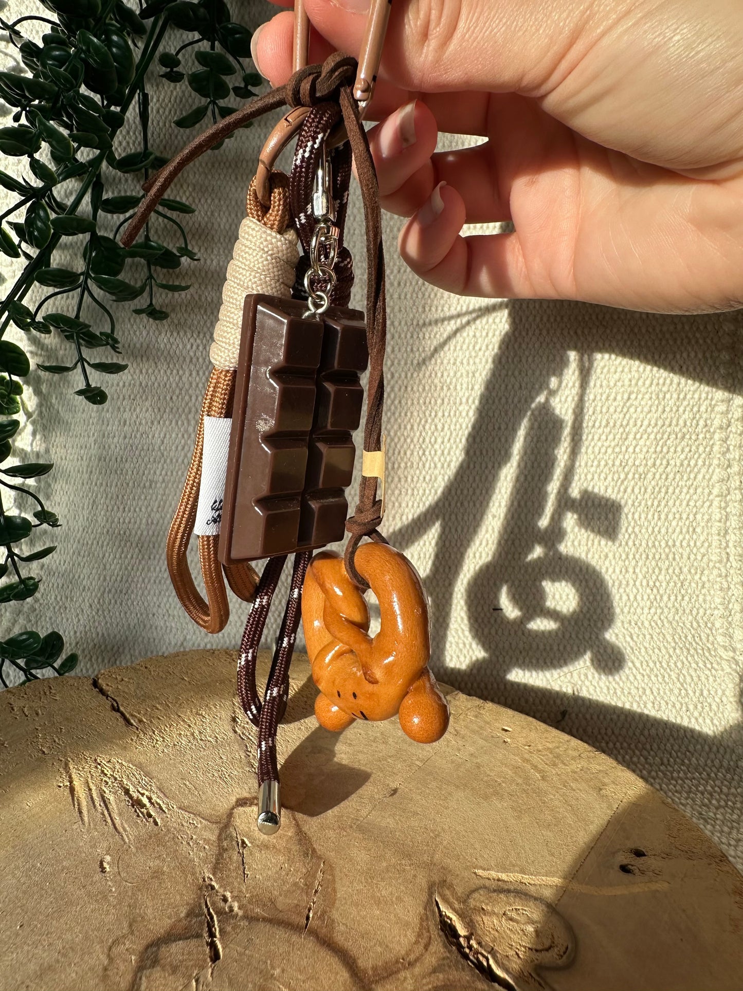Breze und Schokolade - Schlüsselanhänger