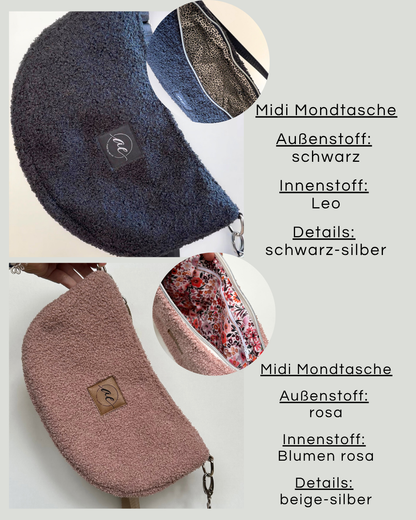 kombinationen Teddy-Stoff mit Leo oder Blumen