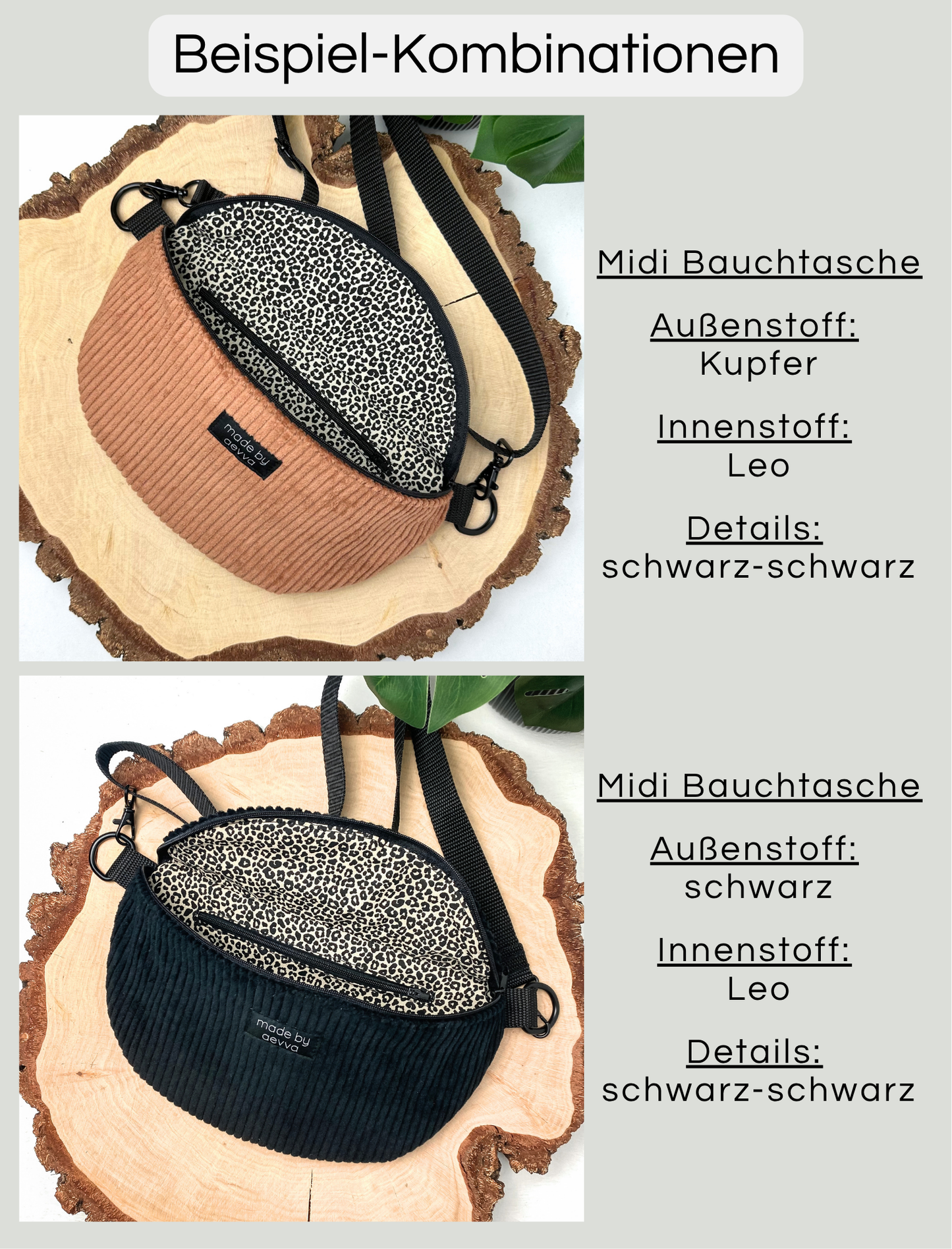 Midi Bauchtasche