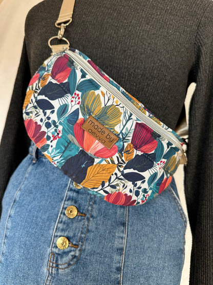 Midi Bauchtasche Blumenmuster