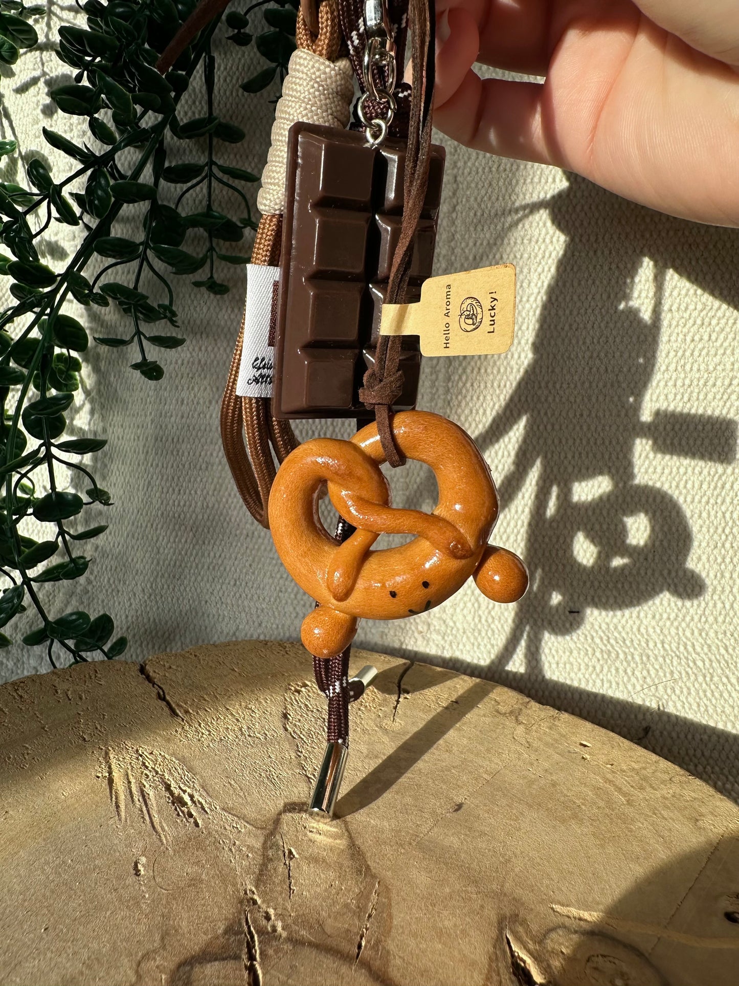 Breze und Schokolade - Schlüsselanhänger