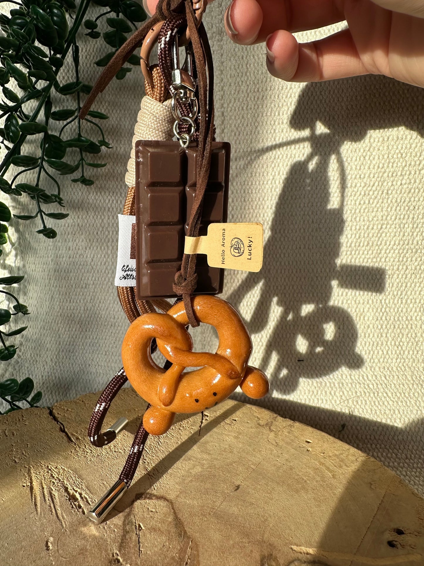 Breze und Schokolade - Schlüsselanhänger