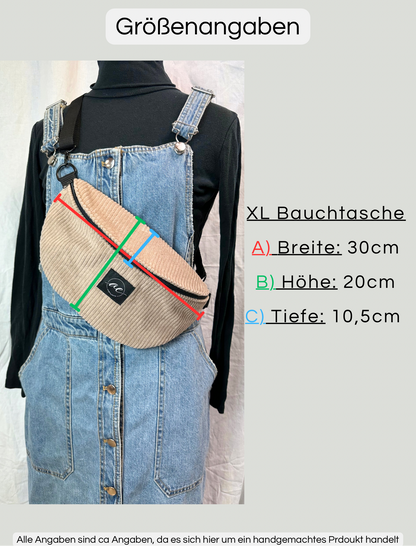 Individuelle XL Bauchtasche
